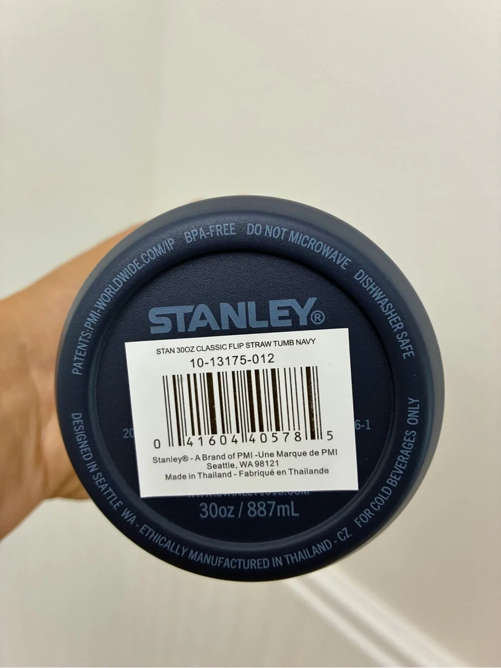 Stanley the iceflow flip straw tumbler Navy Blue 30oz NEW - Picture 5 of 5